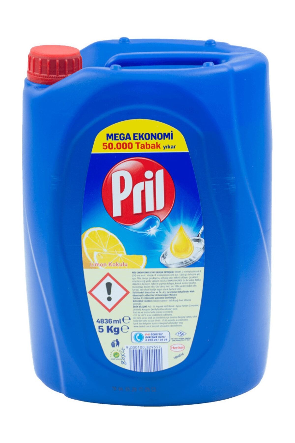Elde Bulaşık Deterjanı Üç Etkili Güç Limon 4 kg
