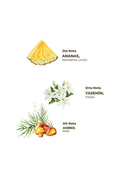 Hawaii Ananas 150 ml Sprey Kolonya - Pet Şişe