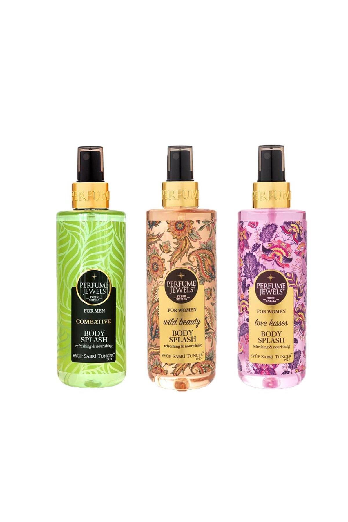 Vücut Spreyi Combative, Wild Beauty ve Love Kisses