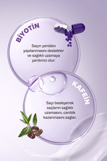 Expert Biotin ve Kafein Dökülme Karşıtı Şampuan&Tonik Set-vegan