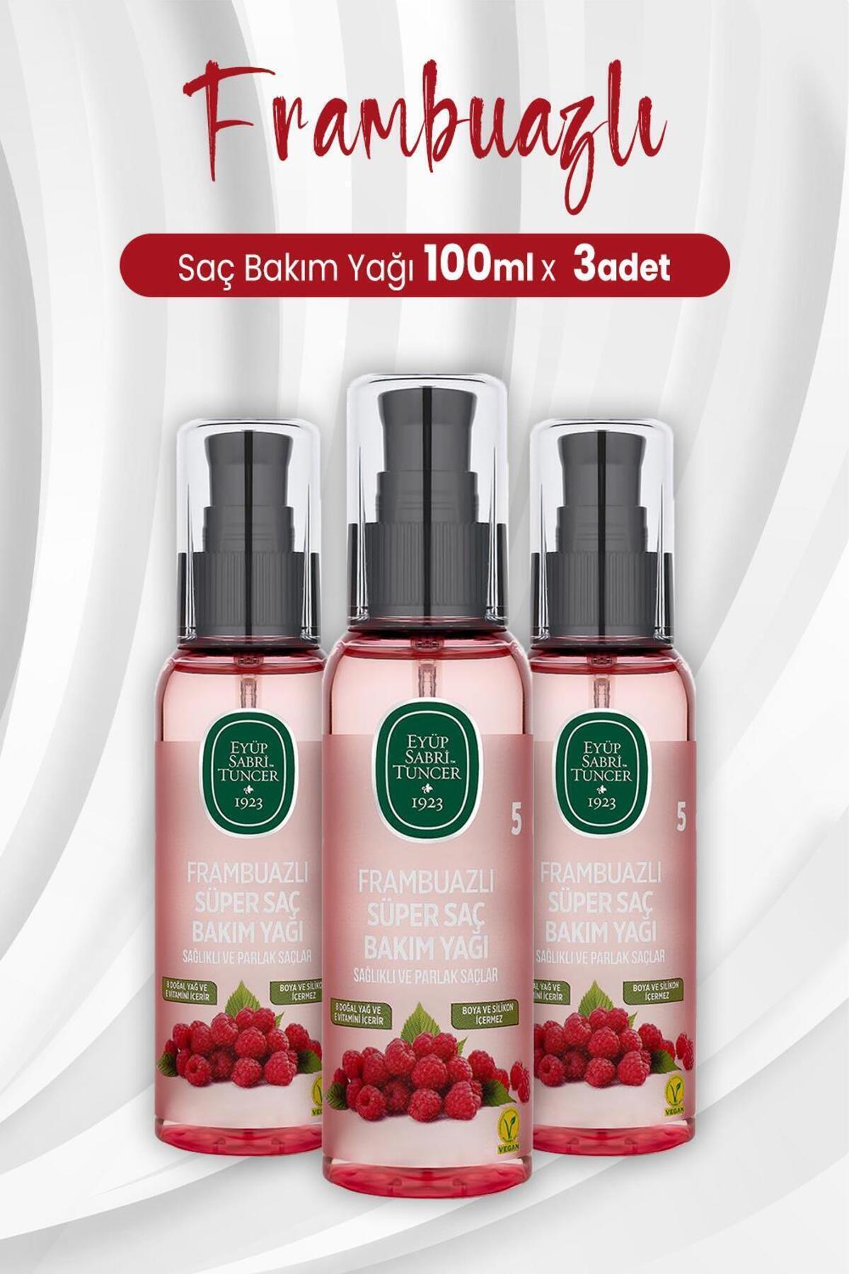 Frambuazlı Süper Saç Bakım Yağı 100 ml x 3 Adet
