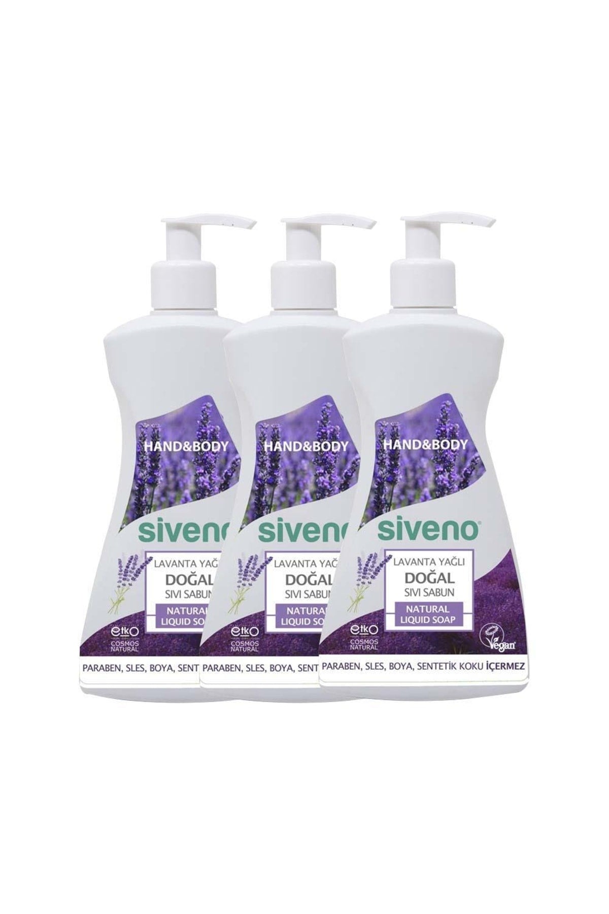Lavanta Yağlı Doğal Sıvı Sabun 300 Ml X 3