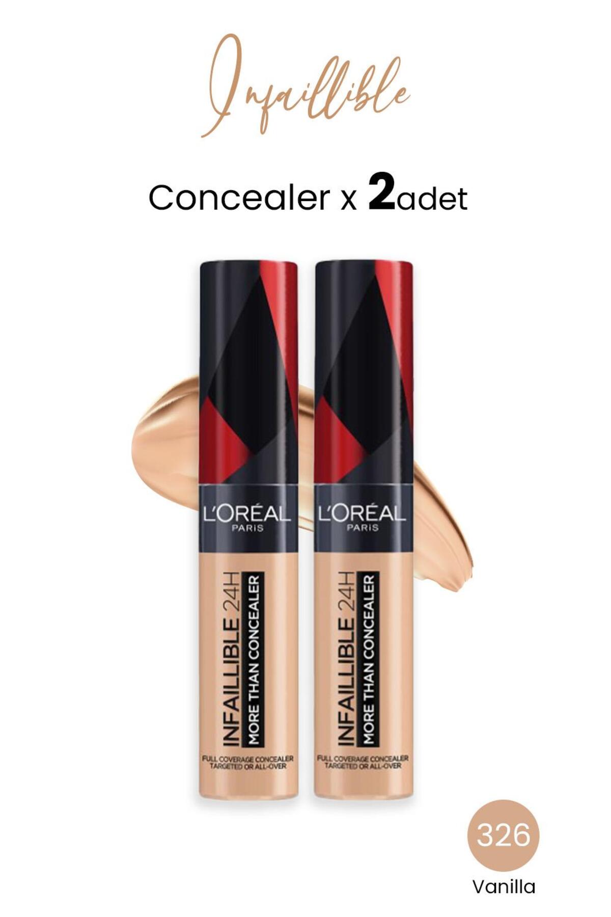 Loreal Paris Infaillible 24H More Than Concealer 326 Vanilla x 2 Adet