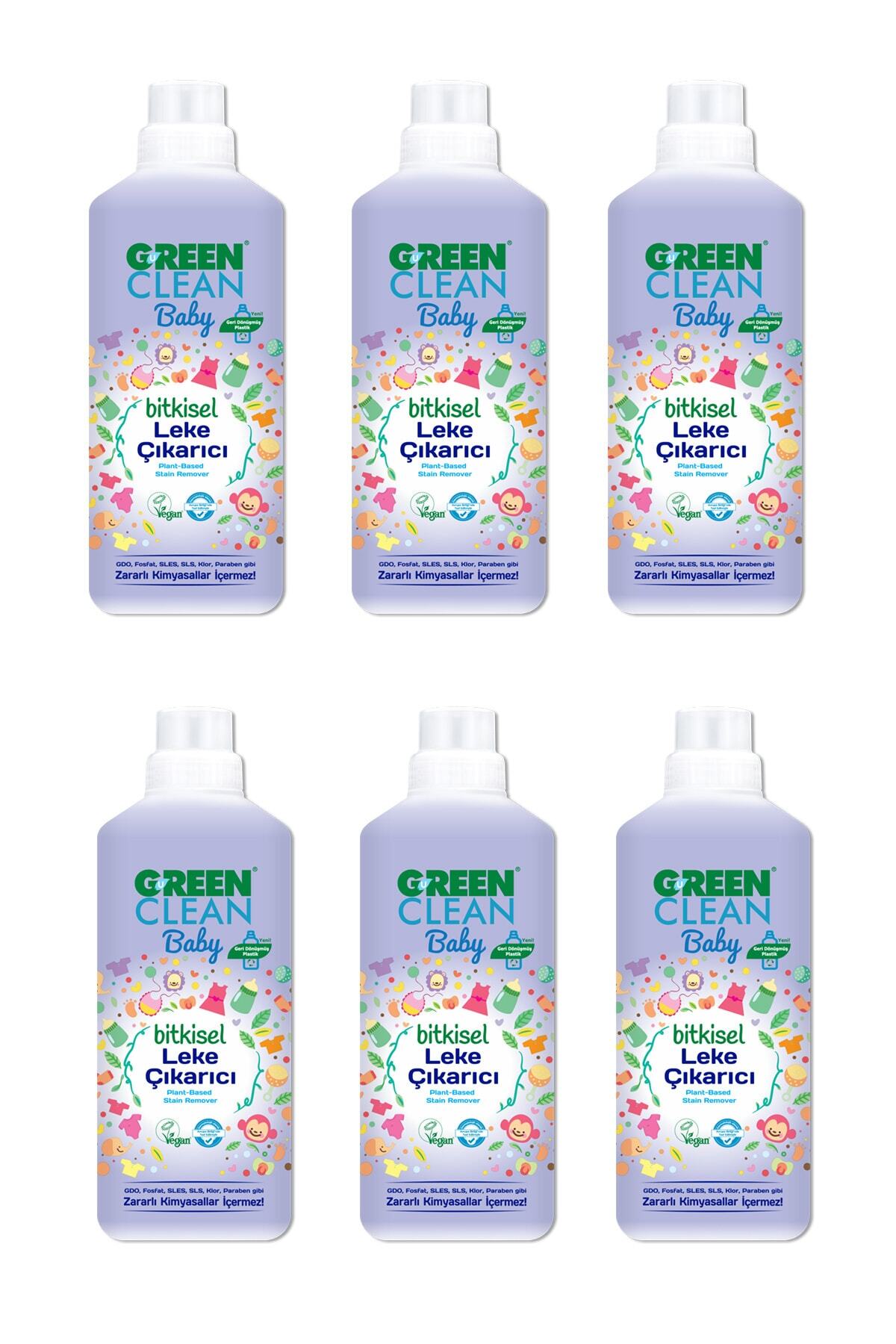 Baby Bitkisel Leke Çıkarıcı 1000 Ml 6'lı