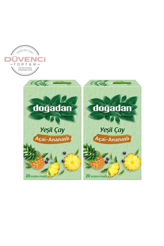 Yeşil Çay Açai Ananaslı Bardak Poşey Çay x 2 Adet