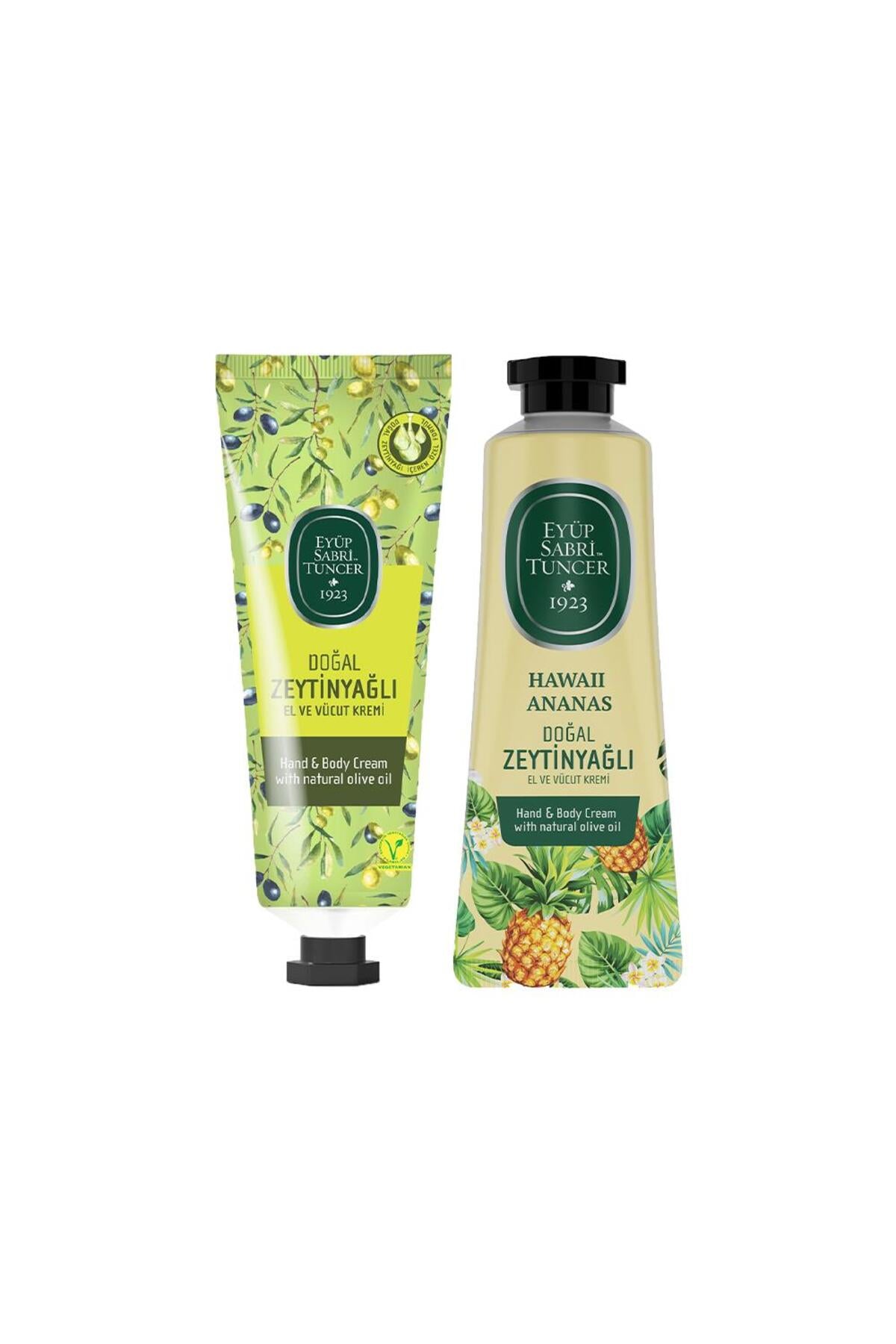 Doğal Zeytinyağlı ve Havaii Ananas El Ve Vücut Kremi 50 ML