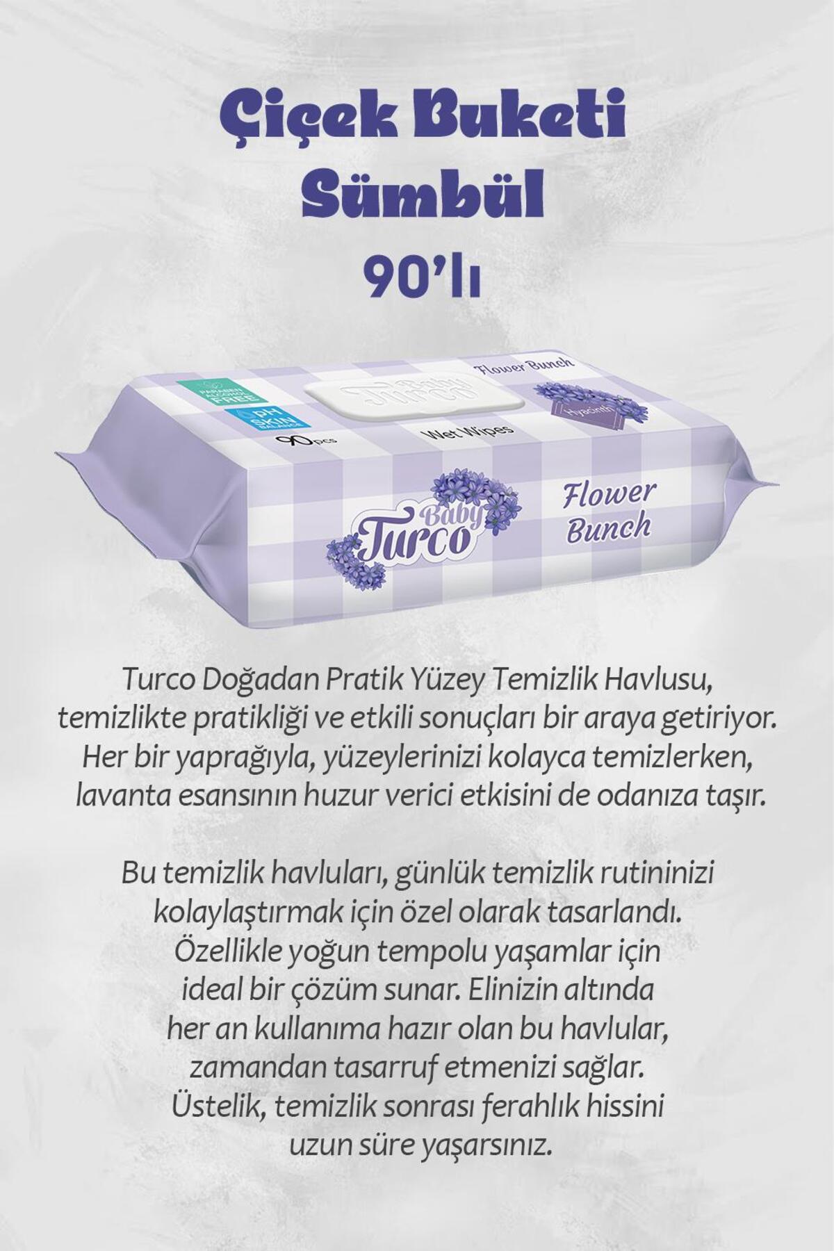 Çiçek Buketi 3 X 90 Islak Havlu Orkide, Sümbül, Frezya ve Rosie