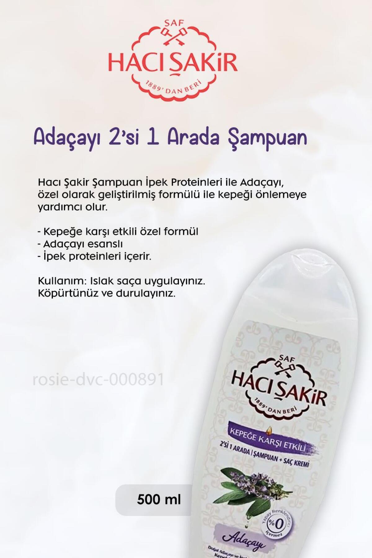 Optic White 50 ml, 360 Charcoal Diş Fırçası, H.Şakir Adaçayı Şampuan 500 ml ve ROSIE