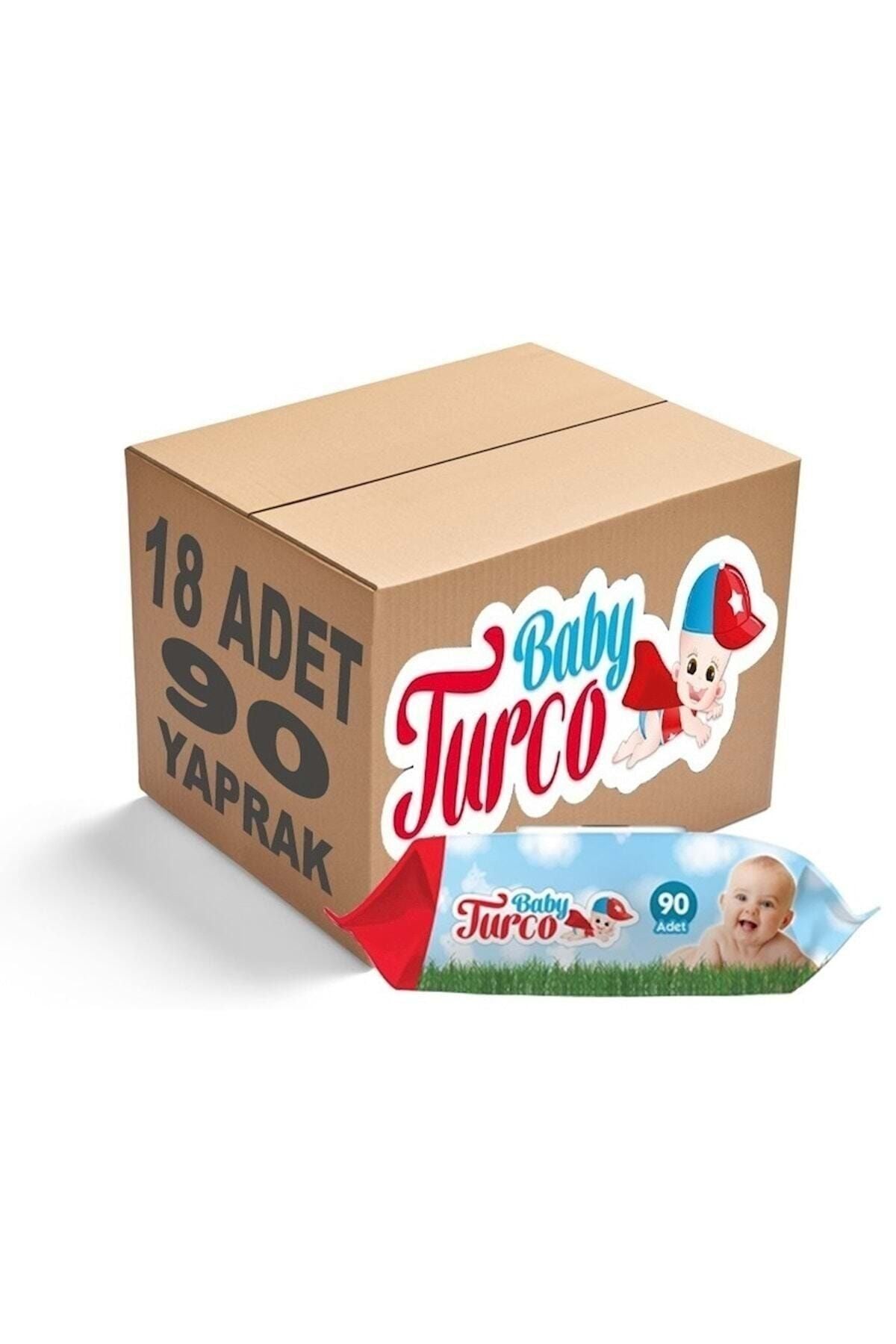 Islak Havlu Mendil Klasik 90 Yaprak 18 Li Set Plastik Kapaklı 1620 Yaprak