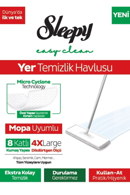 Yüzey Temizleme Havlusu,yer Temizleme Havlusu,50 Li 1 Adet 8 Kat 4 Xl, Dayanıklı Özel Ambalaj