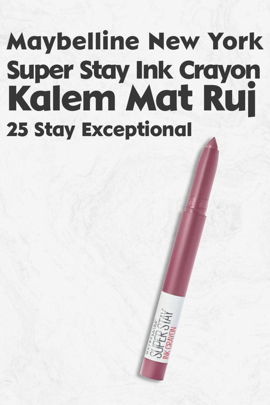 Super Stay Ink Crayon Mat Kalem Ruj 25