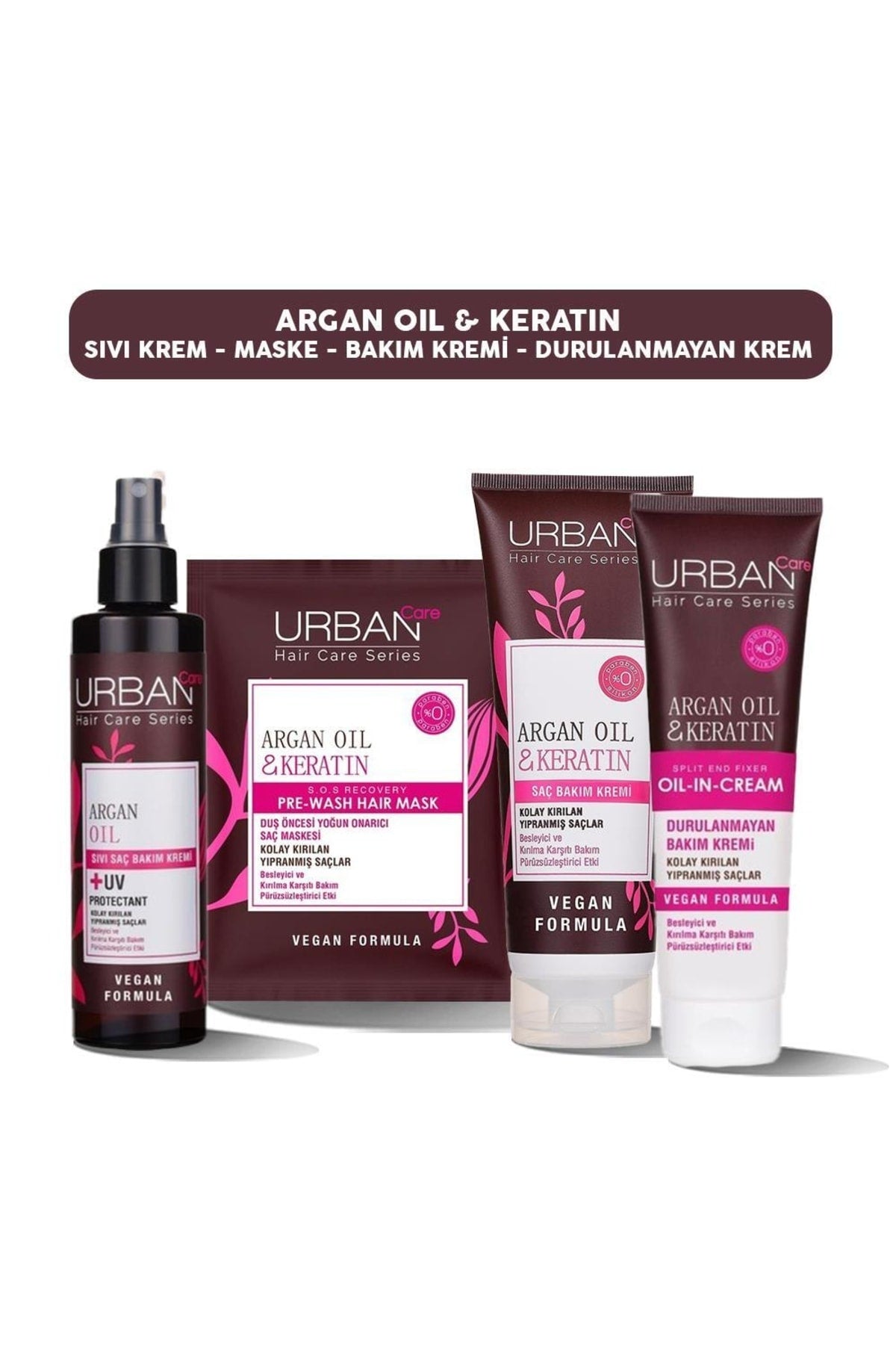 Argan Oil & Keratin Serisi Bakım Seti