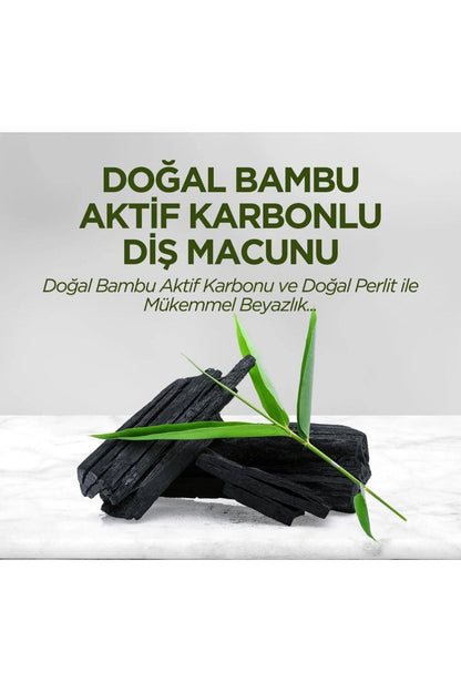 Doğal Bambu Aktif Karbonlu Diş Macunu 90 ml