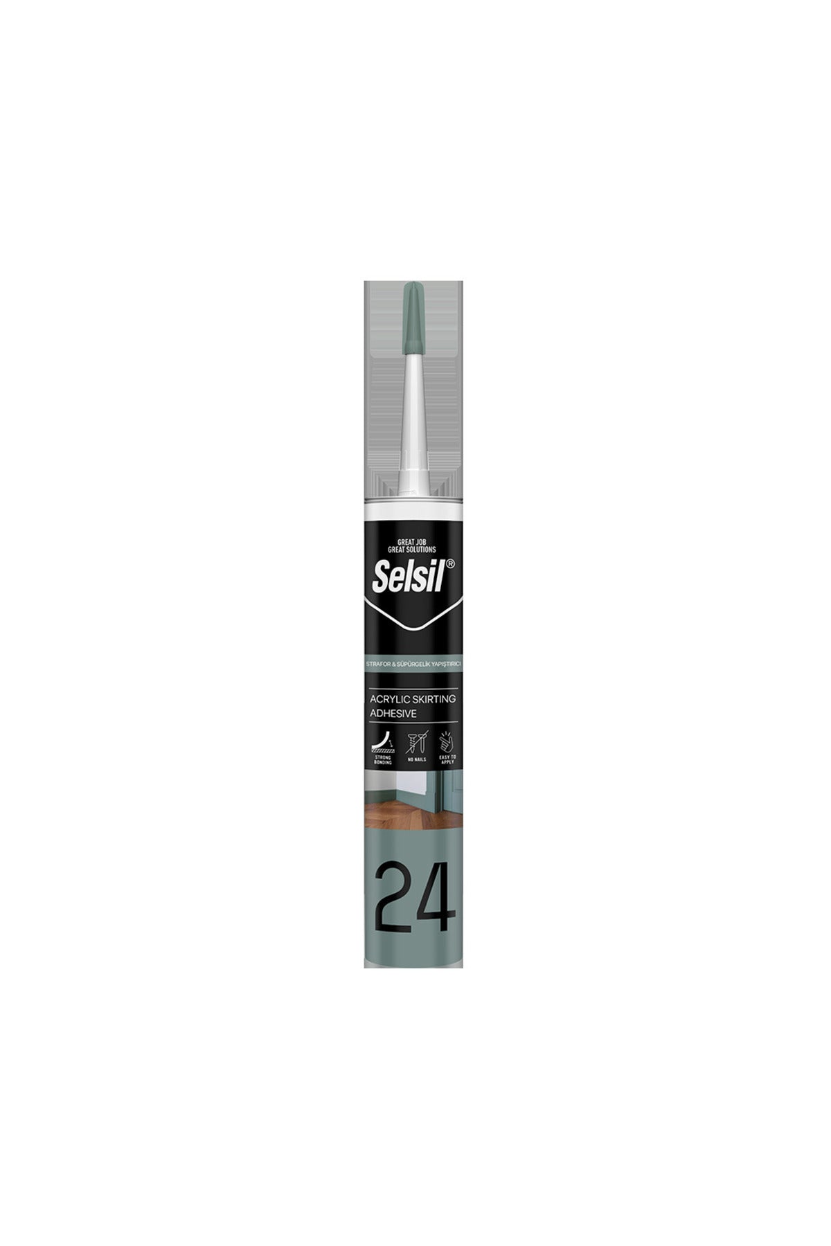 7'li 300 ml Strafor & Süpürgelik Yapıştırıcı Silikon ve ROSIE