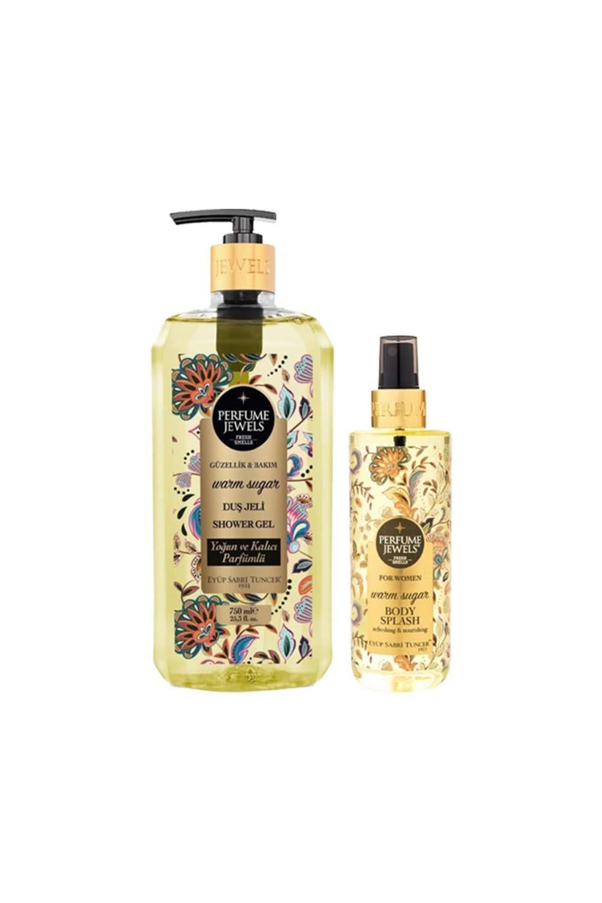Warm Sugar Duş Jeli 750 ml Ve Pj Body Splash Warm Sugar 250 ml