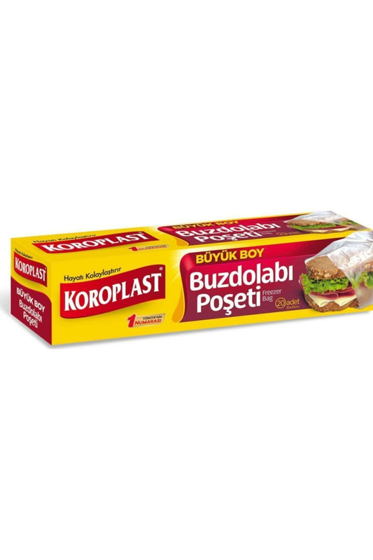20'li Büyük Boy Standart Buzdolabı Poşeti 30x45