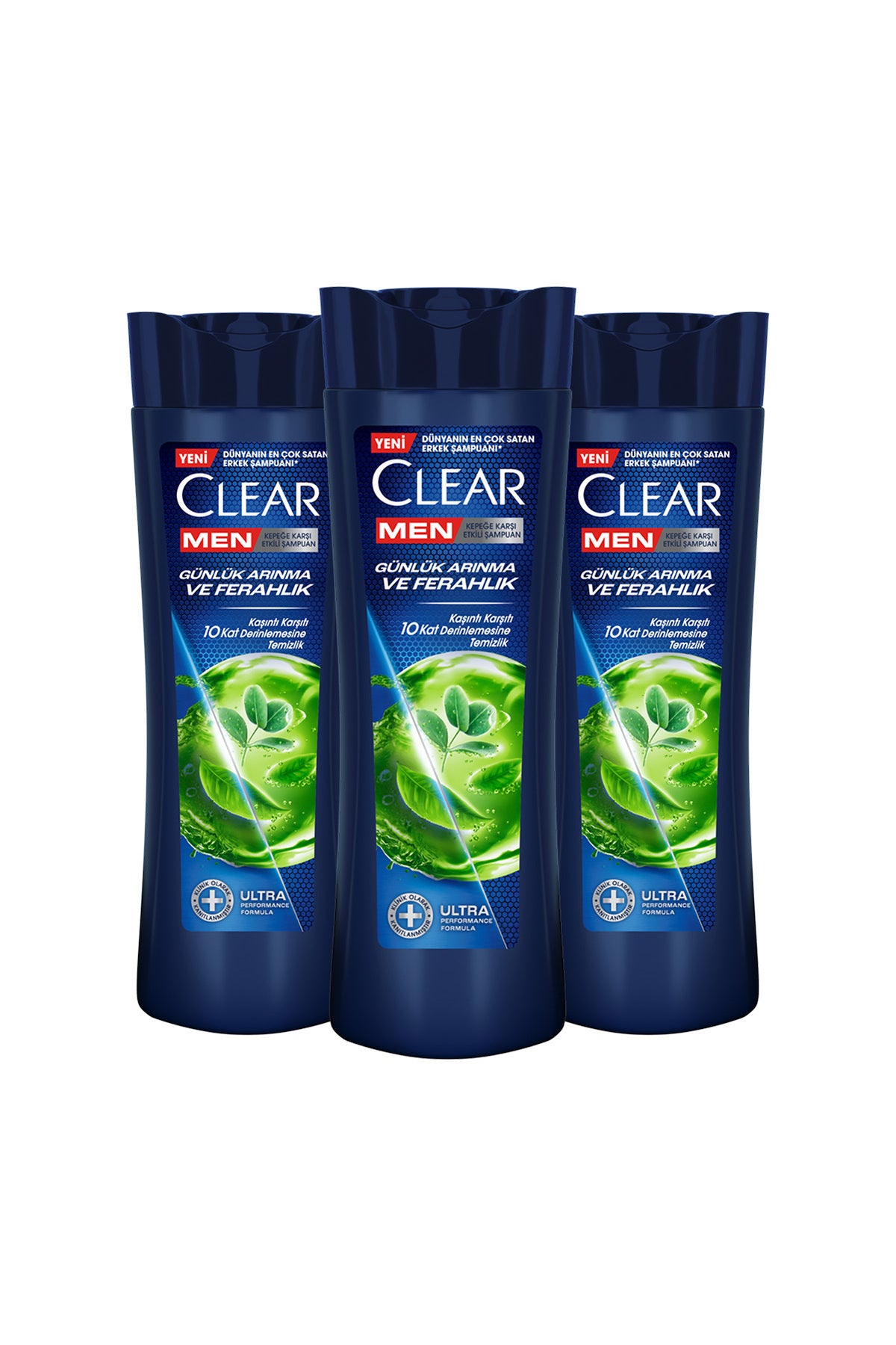 Men Kepeğe Karşı Etkili Şampuan Günlük Arınma ve Ferahlık 350 ml x3