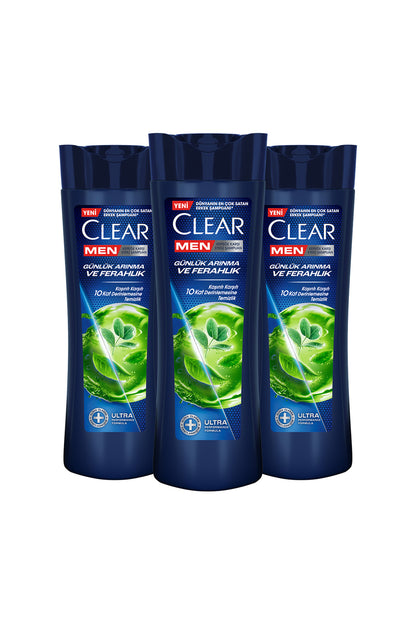 Men Kepeğe Karşı Etkili Şampuan Günlük Arınma ve Ferahlık 350 ml x3