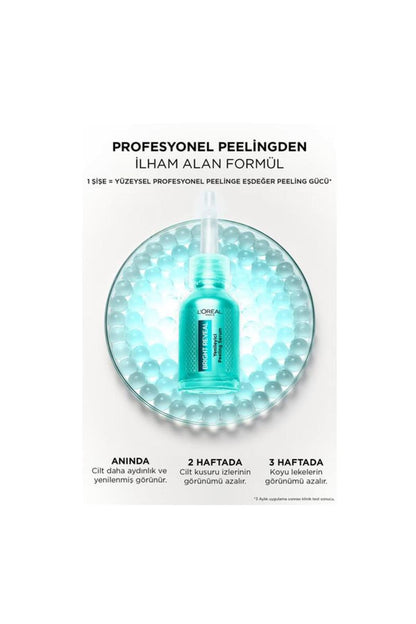 Loreal Paris Bright Reveal SPF 50+ Koyu Leke Karşıtı Yüz Güneş Kremi & Yenileyici Peeling Serum Seti