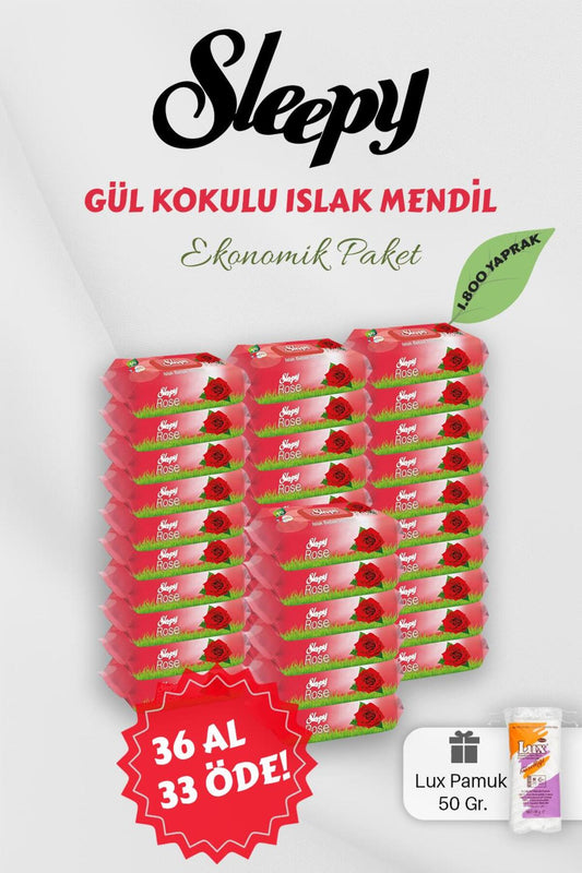 Gül Kokulu Bebek Mendili 36 AL 33 Öde Hediyeli