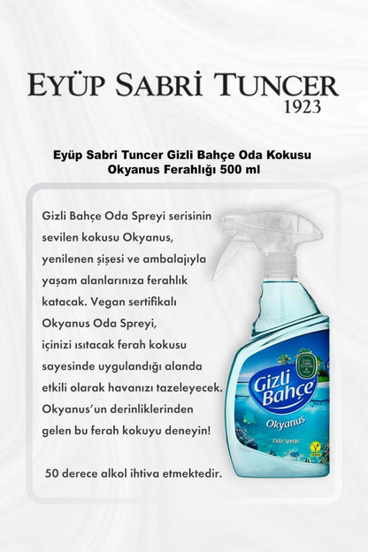Gizli Bahçe Oda Kokusu Okyanus Ferahlığı 500 ml 5 Al 4 Öde ve Rosie Pamuk