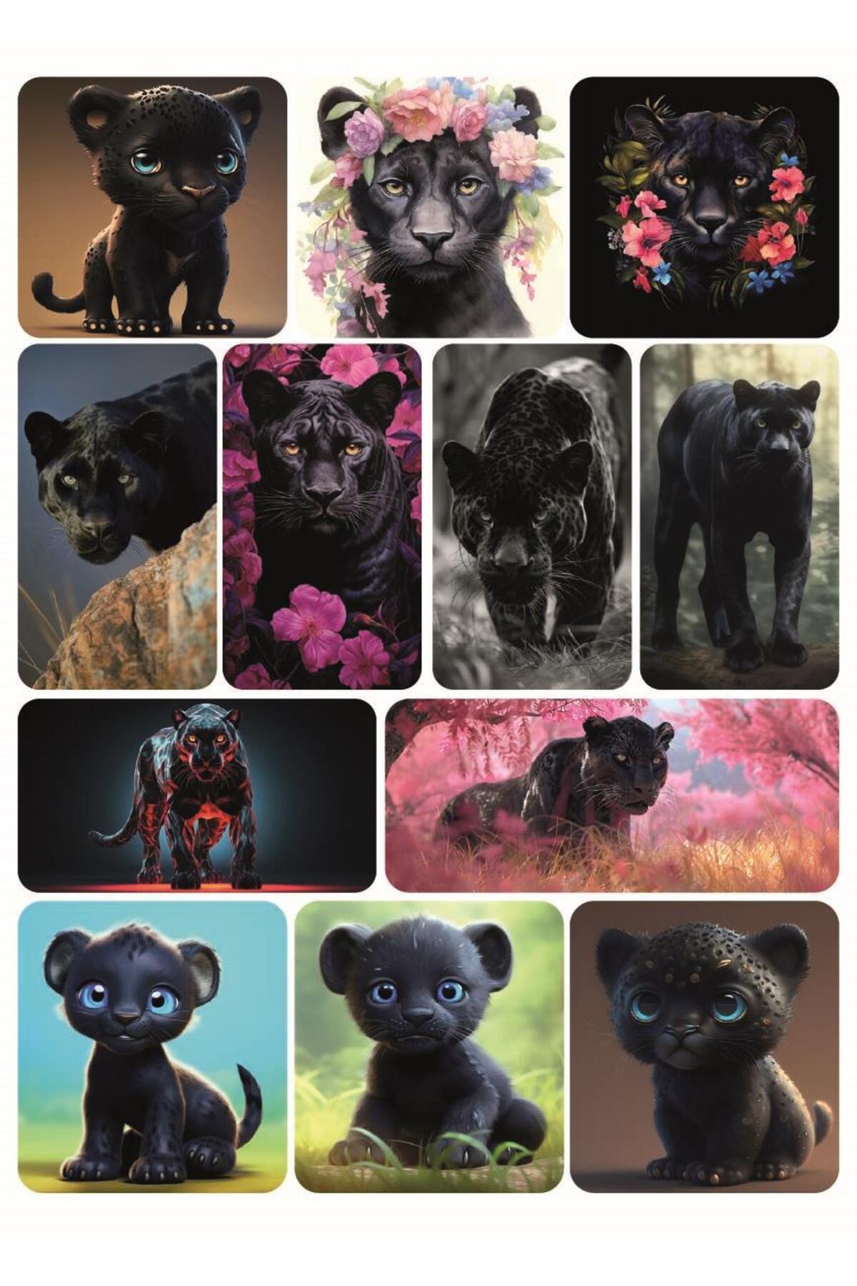 Sevimli Panter 1003 HS Sticker