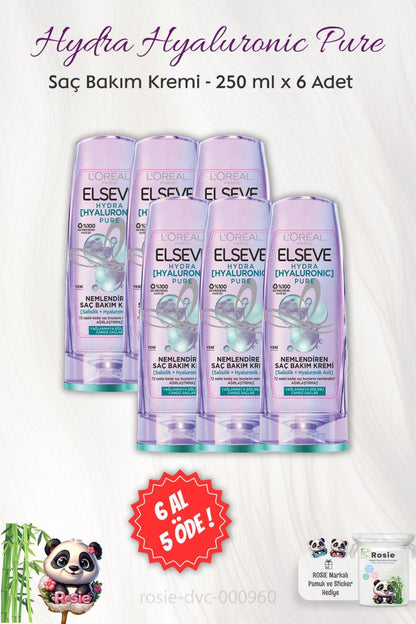 6 AL 5 ÖDE Hydra Hyaluronic Pure Saç Bakım Kremi 250 ml ve ROSIE