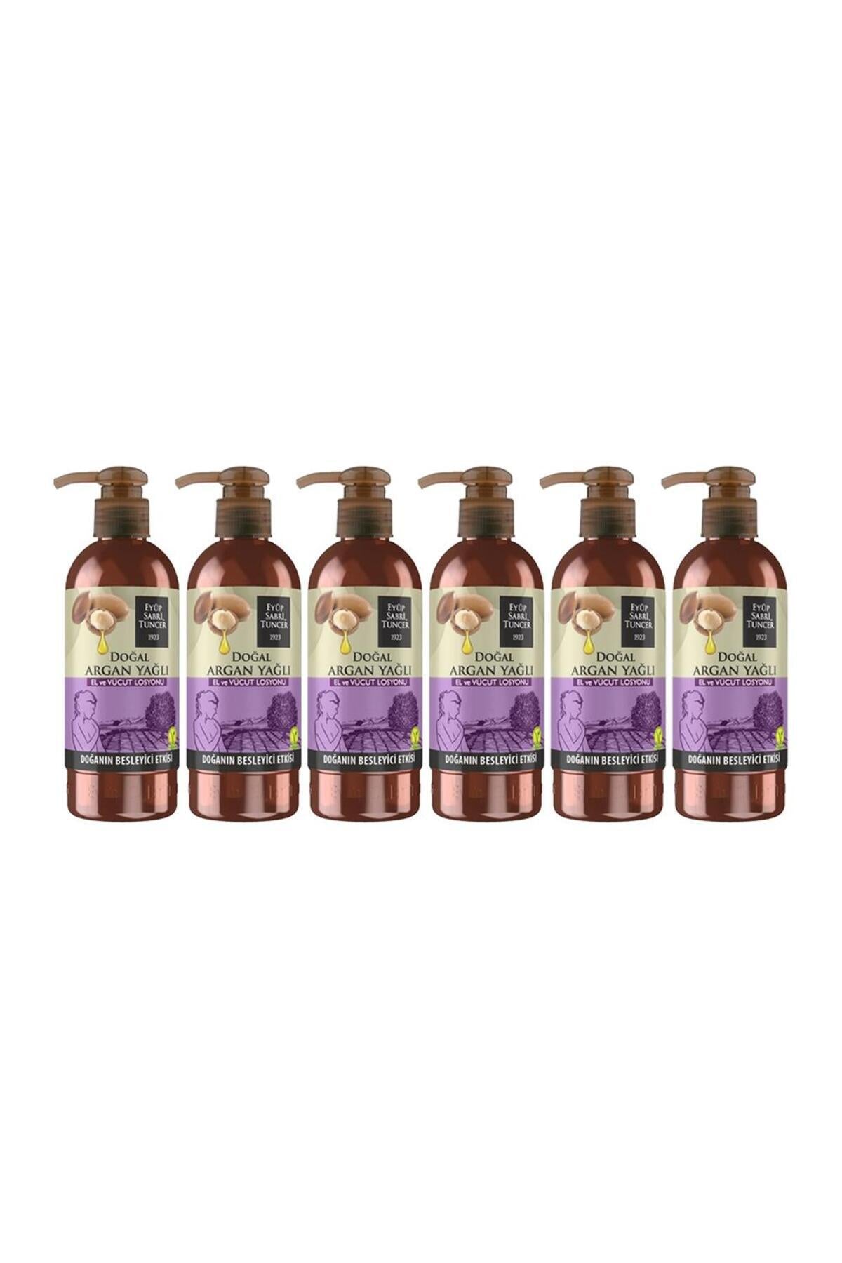 Doğal Argan Yağlı El Ve Vücut Losyonu 250 ML x 6 Adet