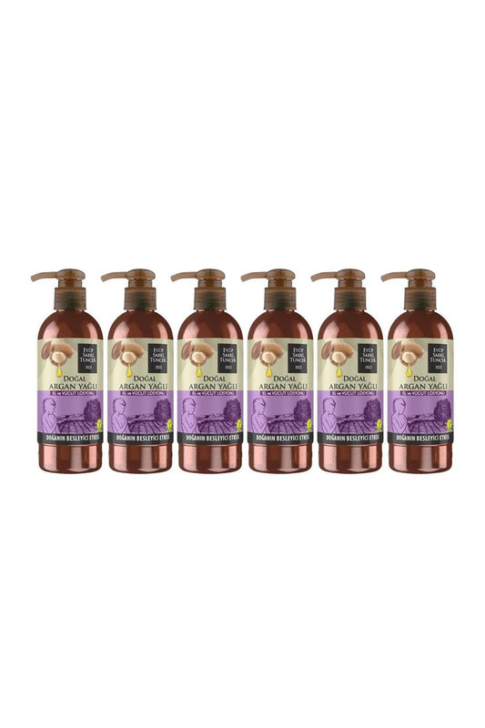 Doğal Argan Yağlı El Ve Vücut Losyonu 250 ML x 6 Adet