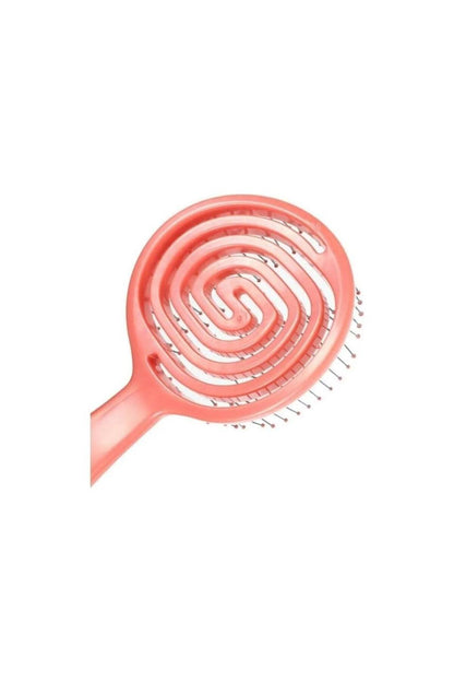 Üç Boyutlu Oval Saç Fırçası Pembe