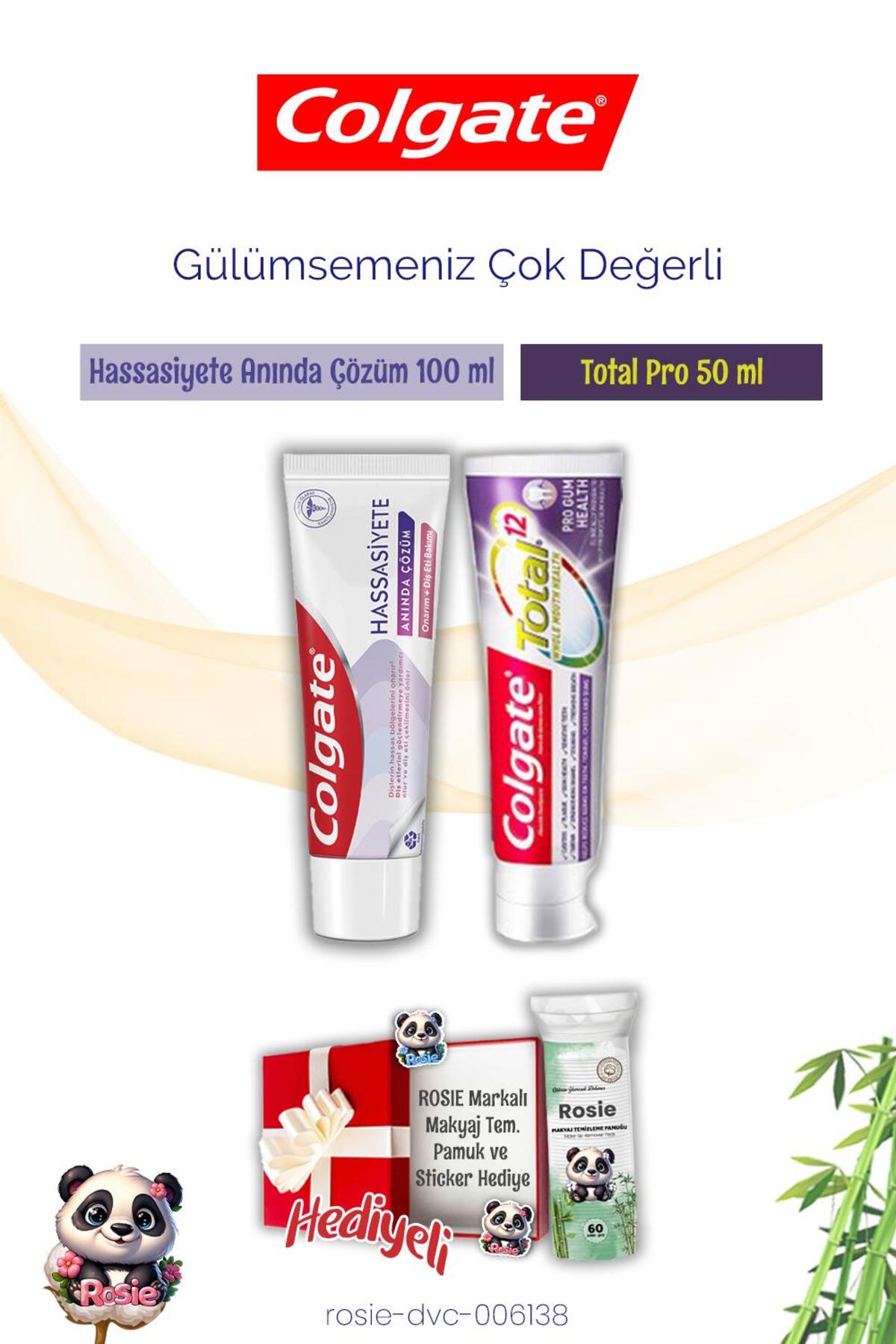Diş Macunu Total Pro, Hassasiyete Anında Çözüm ve Rosie Hediye