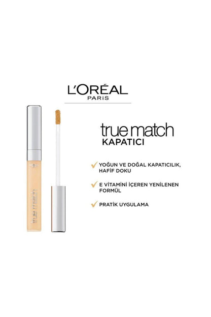 3 Adet Loreal Paris True Match Concealer 2N Vanilla ve ROSIE