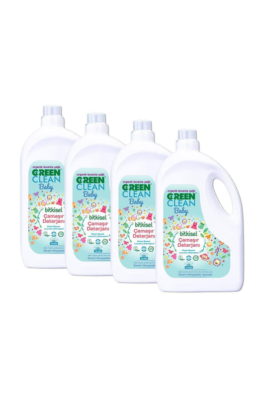 Bebek Bitkisel Çamaşır Deterjanı 2750ml Lavanta Yağlı 4'lü Set
