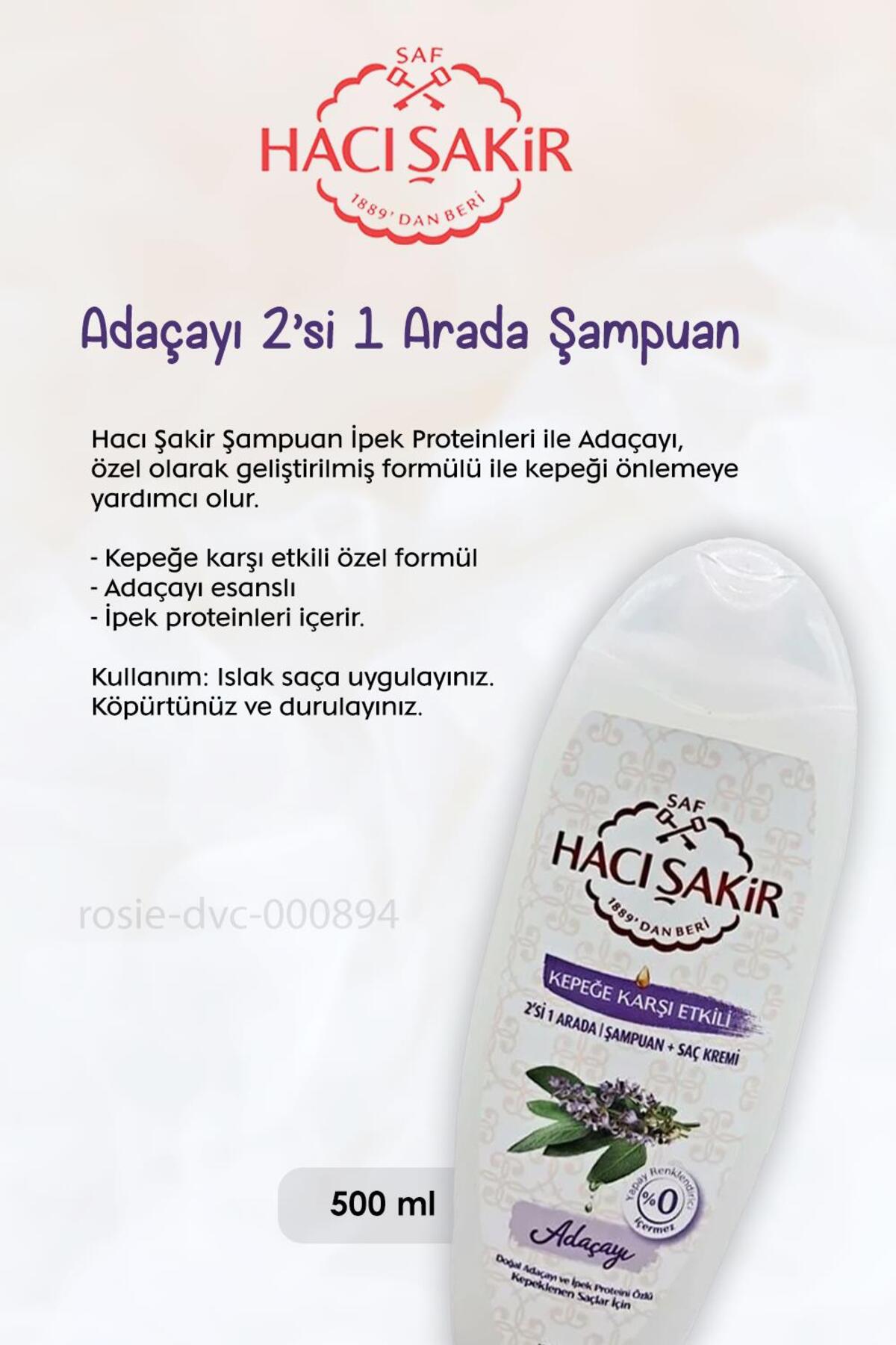Hassasiyete Çözüm 75 ml, 360 Charcoal Gold Diş Fırçası, H.Şakir Adaçayı Şampuan 500 ml