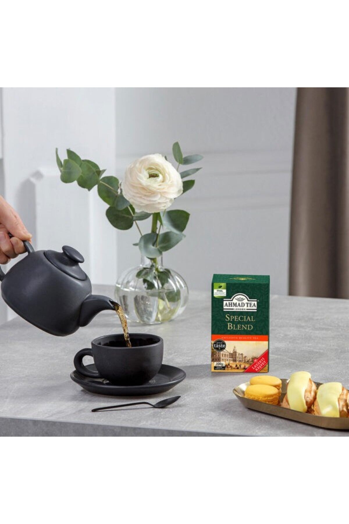 7 adet Dökme Çay Special Blend 400 G ve Rakun Kupa HEDİYE
