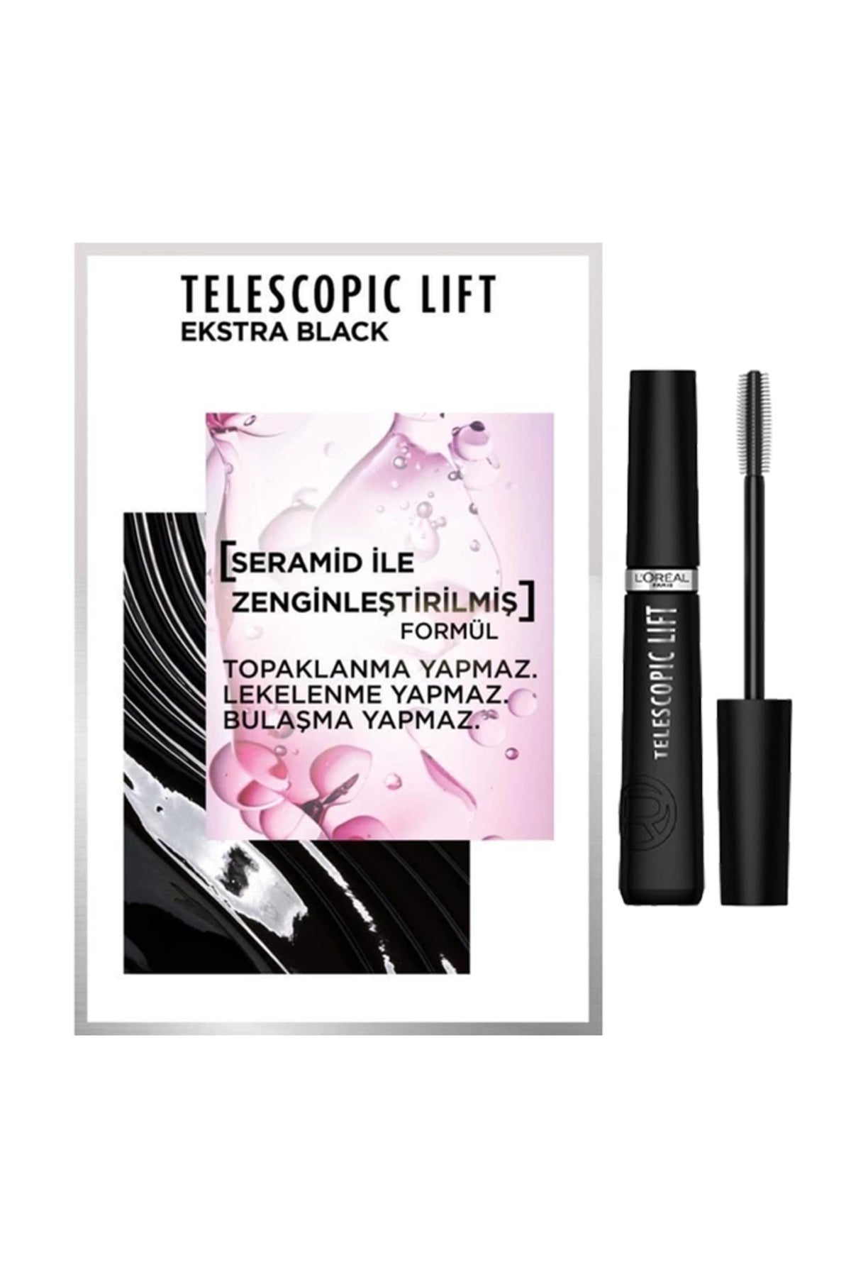 Loreal Paris Telescopic Maskara - Siyah, Aydınlatıcı Göz Kremi C Vitamini 15 ml ve ROSIE