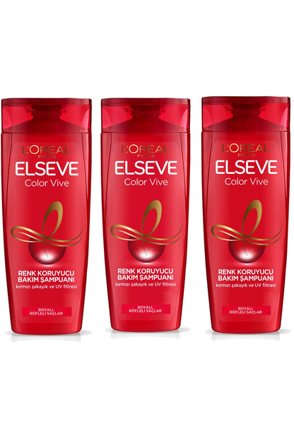 Renk Koruyucu ve Nemlendirici Şampuan 3lü Set 360ml 3600522159407