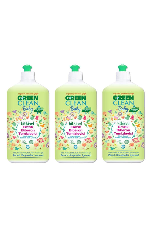 Baby Bitkisel Emzik Biberon Temizleyici 500 ml x 3 Adet