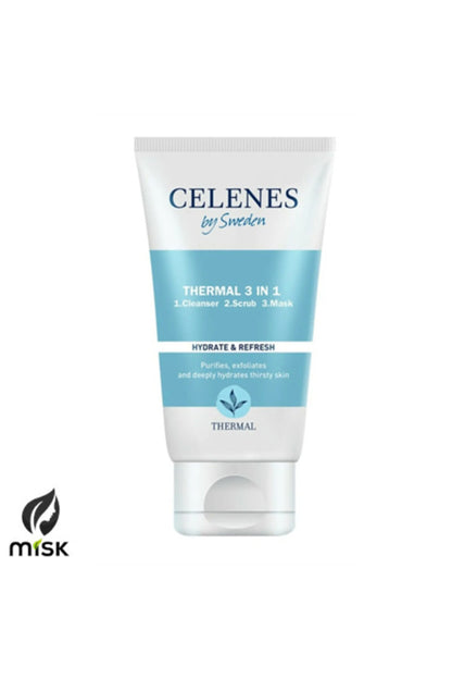Thermal Yüz Yıkama Jeli Yağlı Ve Karma Cilt 250 Ml Ve 3+1 Thermal Peeling Maske 150 Ml