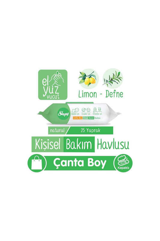Kişisel Bakım Havlusu Natural 25'li