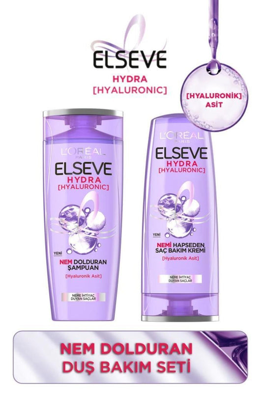 Hydra Hyaluronik Şampuan 390 Ml, Bakım Kremi 390 ml Ve Sprey 150 ml