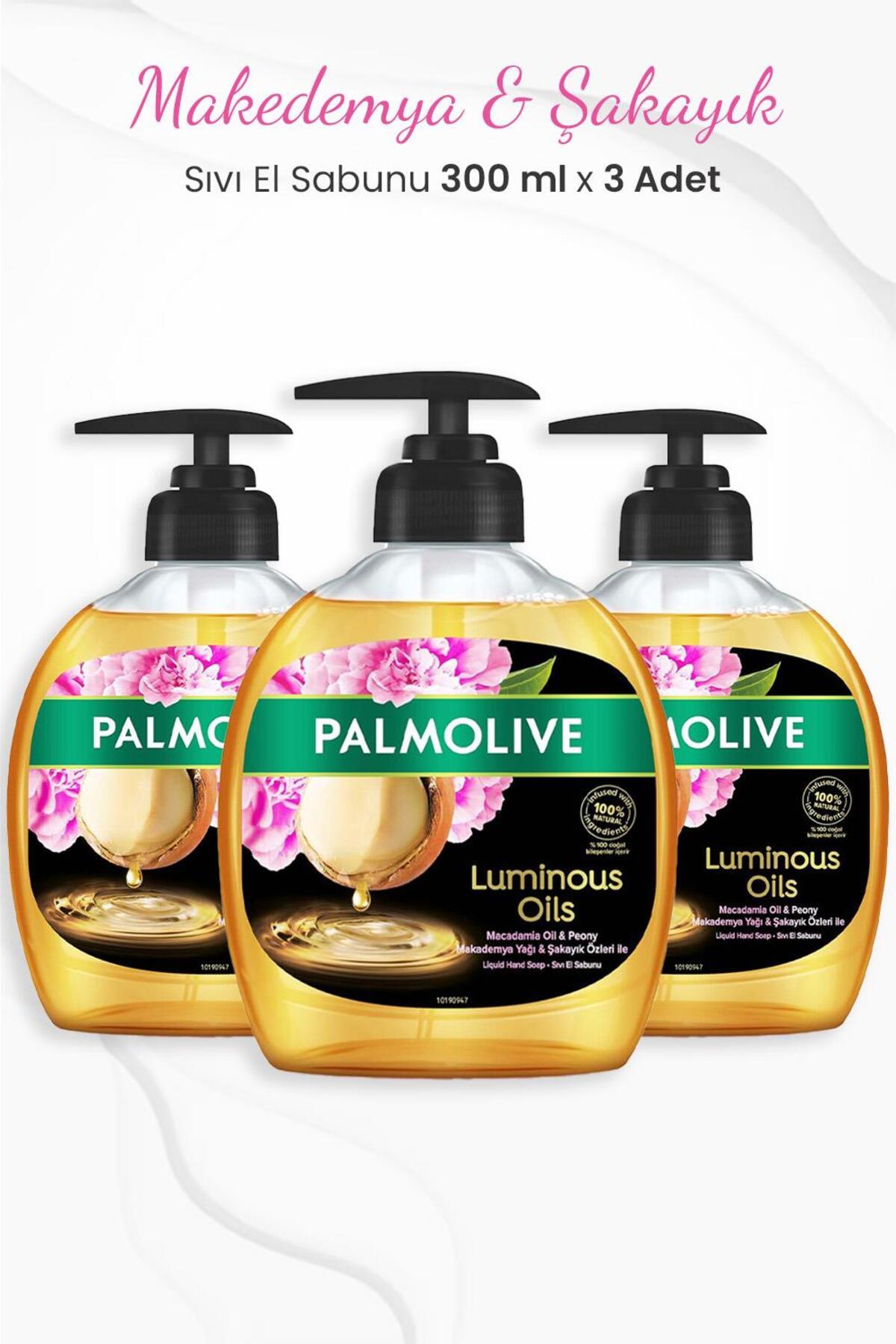Luminous Oils Makedemya & Şakayık Sıvı Sabun 300 ml x 3 Adet