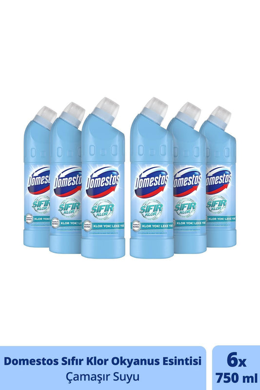 Okyanus Esintisi Sıfır Klor Çamaşır Suyu 675 ml - 6'lı Paket