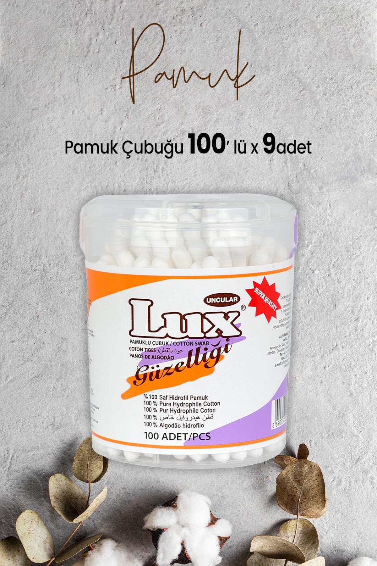 Pamuk Çubuğu 100' lü x 9 Adet