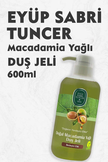 Doğal Macadamia Yağlı Duş Jeli 600 ml