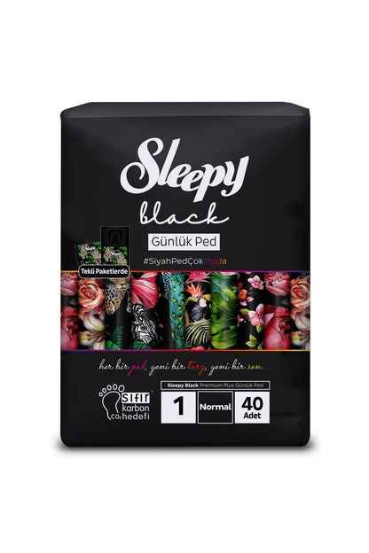 Black Premium Plus Günlük Ped Normal 960 Adet (24 X 40'lı)