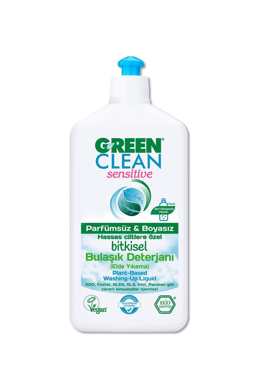Hassas Ve Alerjik Ciltlere Özel Bitkisel Sensitive Bulaşık Deterjanı 500 ml