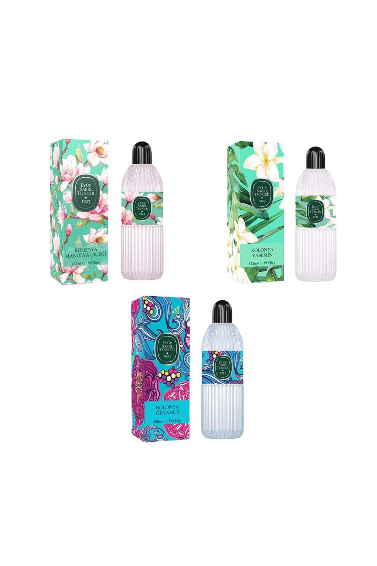 Kolonya Okyanus, Manolya Çiçeği ve Yasemin Pet Şişe 400 ml