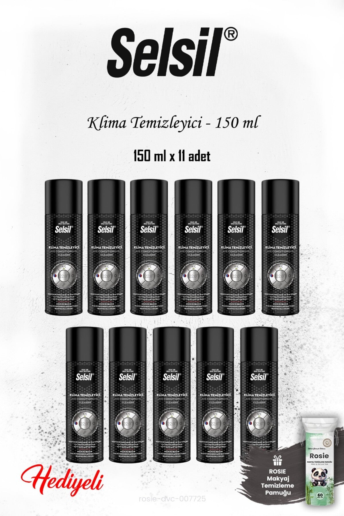 11 adet Klima Temizleyici 150 ml, ROSIE