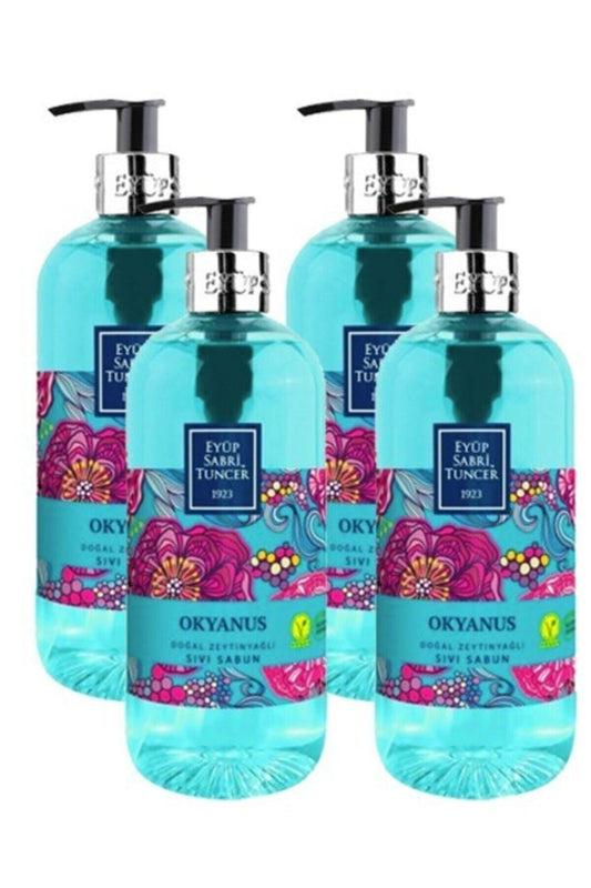Sıvı Sabun Doğal Zeytinyağlı Okyanus 500 Ml X